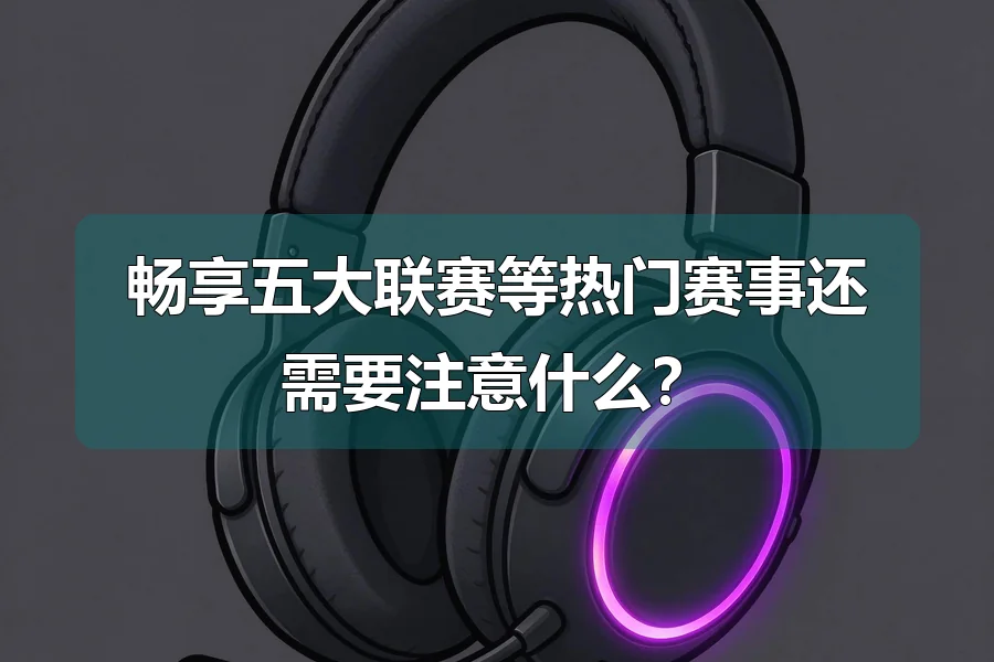 畅享五大联赛等热门赛事还需要注意什么?